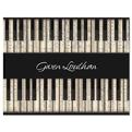 piano keys note card personalized music notes dan morris colorful images