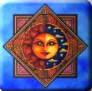 sun moon dan morris paper coaster celestial paperkraft coasters