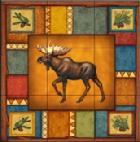 tile mural tile accent tile mural store dan morris lodge home decor moose