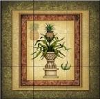 tile mural tile accent tile mural store dan morris pineapple tropical