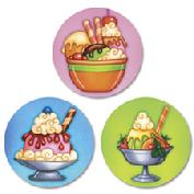 Colorful Images Dan Morris Ice Cream designer collection address labels